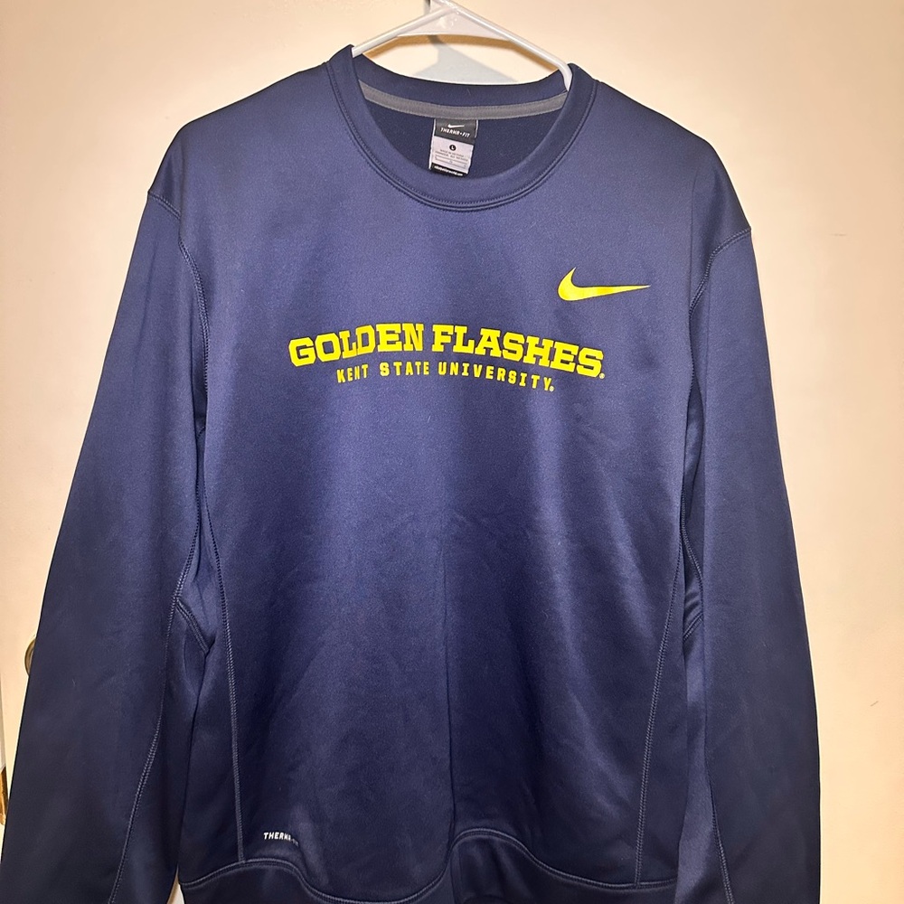Nike Men's Therma-Fit Kent State Golden Flashes Crewneck